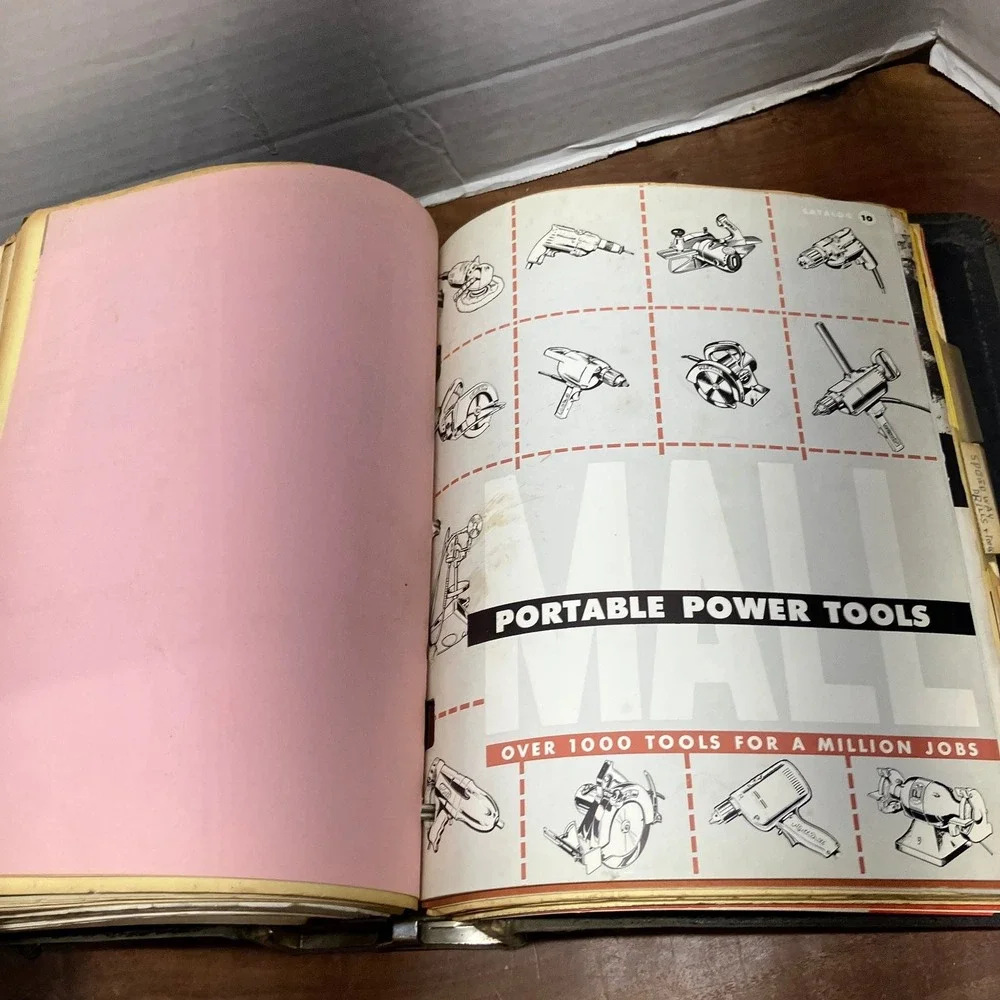 Westinghouse Vintage Tool Catalogs Binder 1952-1953 Industrial Collectible